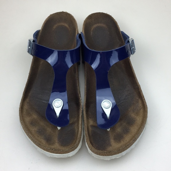 birkenstock gizeh navy blue